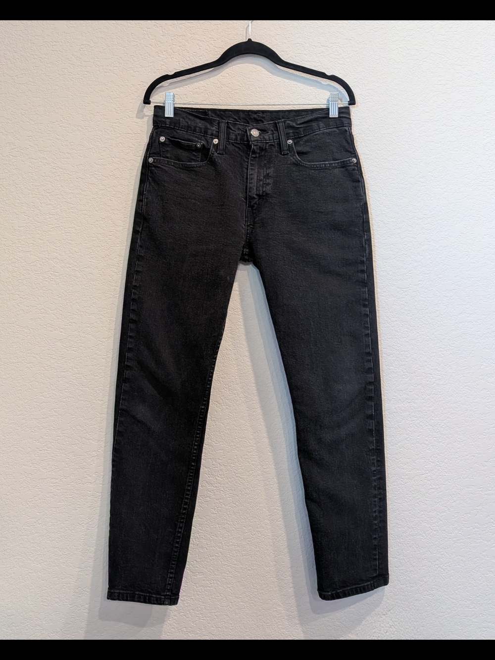 Levi's 502 Taper Black Jeans Men's Size 31